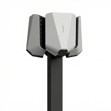 Ladestolpe Easee Base 4 - vej - Sort - Power Rail - Kabelophæng - 1500 mm - Carlevel - Ladeposter til ladeboks