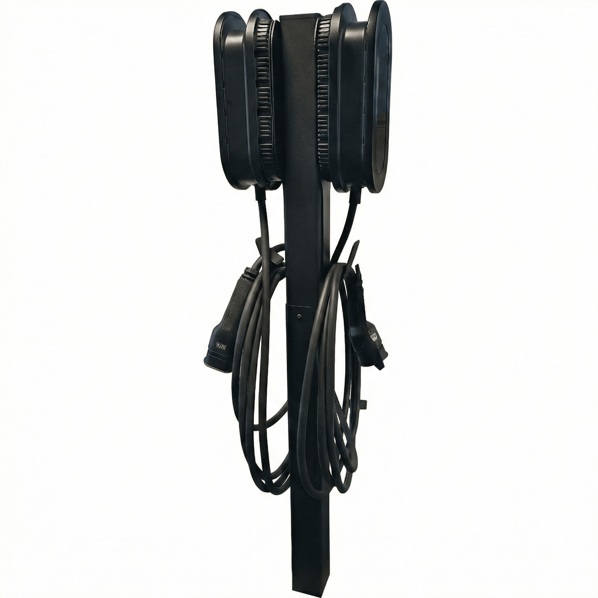 Ladestolpe DEFA Power 2 - road S - line Base - Sort - Kabelophæng - Carlevel - Ladestolper til ladeboks