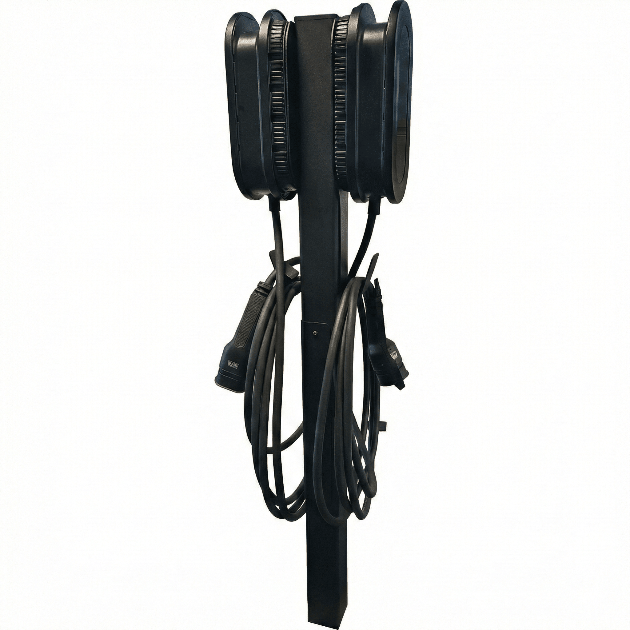 Ladestolpe DEFA Power 2 - road S - line Base - Sort - Kabelophæng - Carlevel - Ladestolper til ladeboks