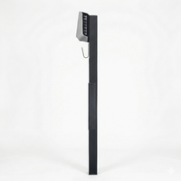 Ladestolpe Easee 1 - road S - line Base - Sort - Kabelophæng - 25 mm² - Carlevel - Ladestolpe til ladeboks