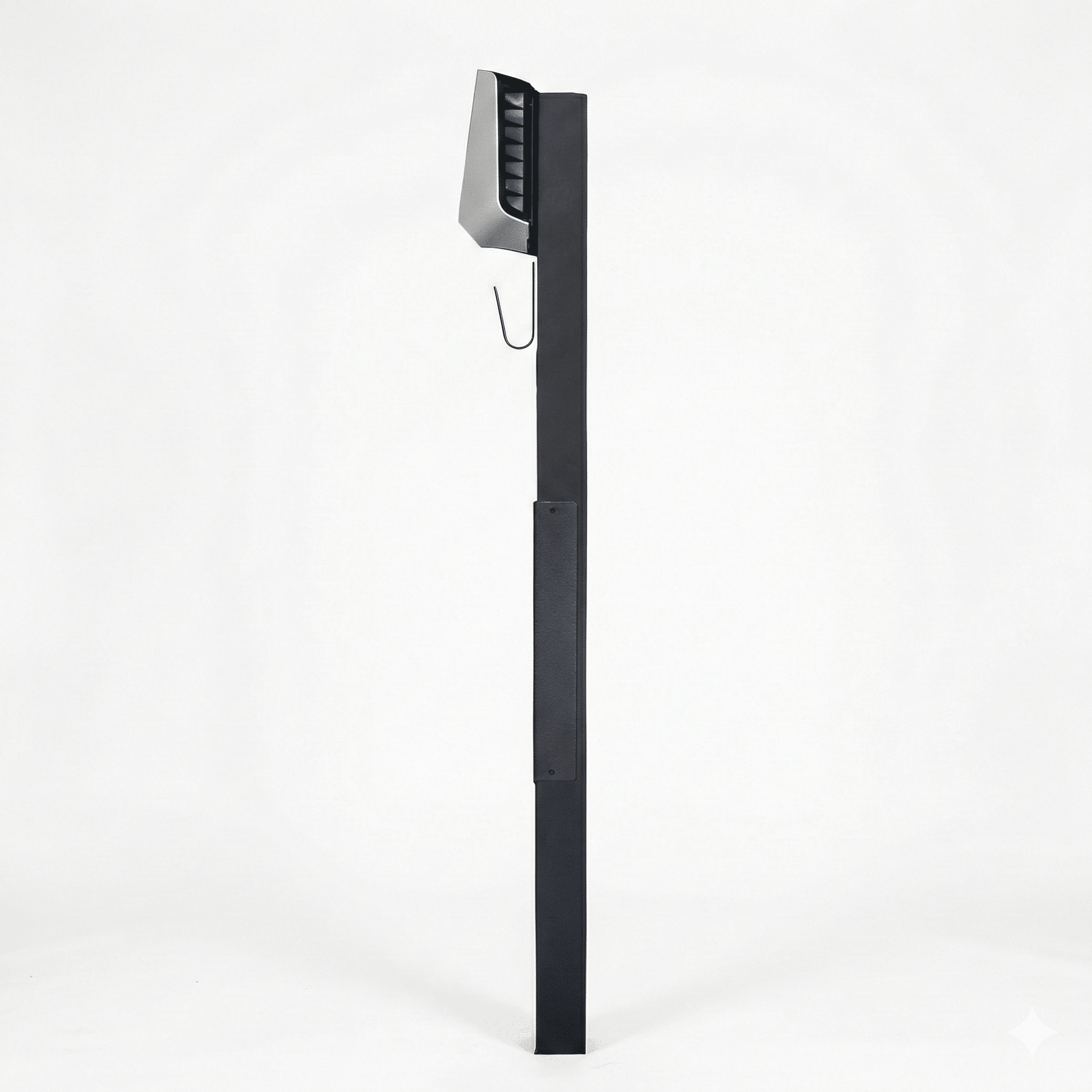 Ladestolpe Easee 1 - road S - line Base - Sort - Kabelophæng - 25 mm² - Carlevel - Ladestolpe til ladeboks
