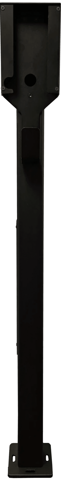 Ladestolpe Zaptec Go 1-vejs S-Line Base – sort – 25 mm² – i brug | S-Line