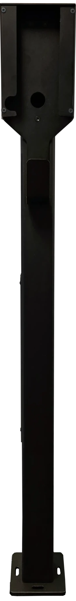Ladestolpe Zaptec Go 1-vejs S-Line Base – sort – 25 mm² – i brug | S-Line