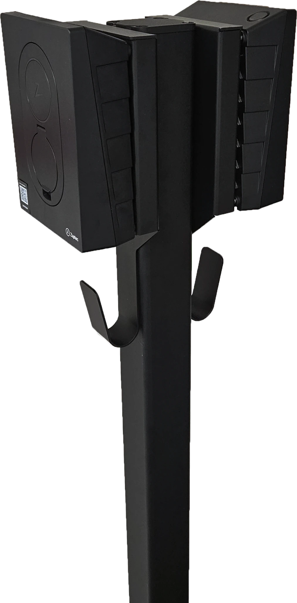 Ladestolpe S-Line Base til Zaptec Go - 2-vejs - Sort - Kabelophæng - 25 mm² - nærbillede detaljer | S-Line