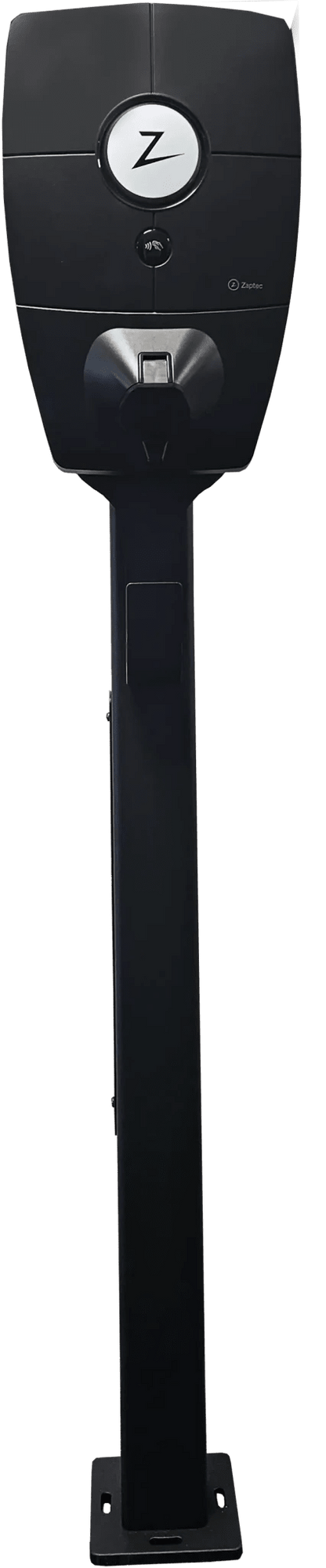 Ladestolpe Zaptec Pro 1-vejs S-Line Base - sort - 25 mm² - nærbillede detaljer | S-Line