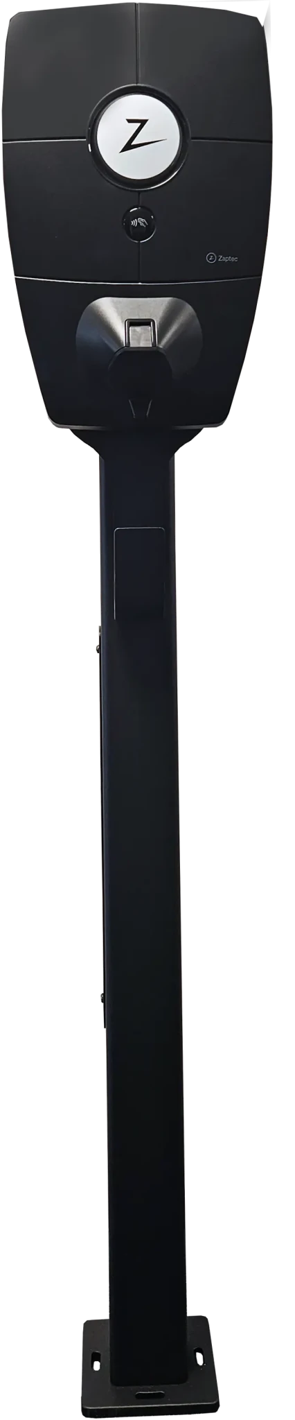 Ladestolpe Zaptec Pro 1-vejs S-Line Base - sort - 25 mm² - nærbillede detaljer | S-Line
