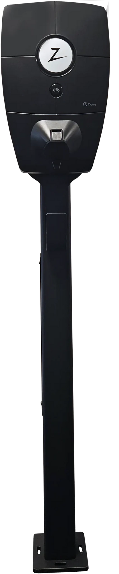 Ladestolpe Zaptec Pro 1-vejs S-Line Base - sort - 25 mm² - nærbillede detaljer | S-Line