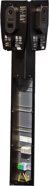 Ladestolpe Zaptec Pro 120 1-4-vejs S-Line Base – RAL 9005 – 25 mm² – tilbehør og dele | S-Line