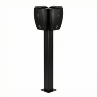 Ladestolpe Zaptec Pro 120 1-4-vejs S-Line Base – RAL 9005 – 25 mm² – produktbillede forfra | S-Line