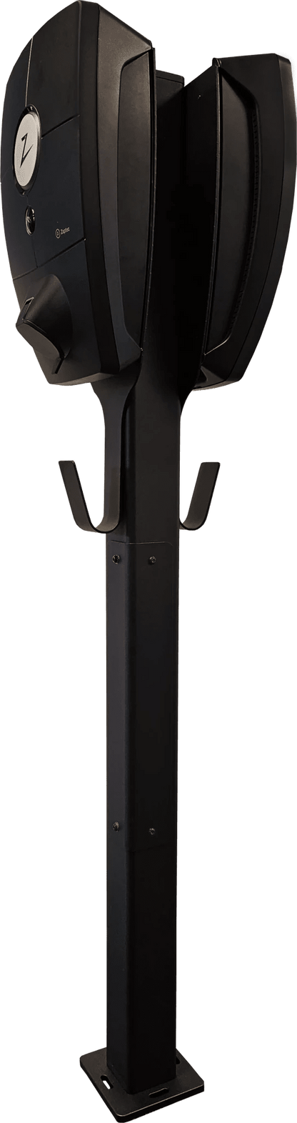 Ladestolpe Zaptec Pro 2-vejs S-Line Base - sort - 25 mm² - nærbillede detaljer | S-Line