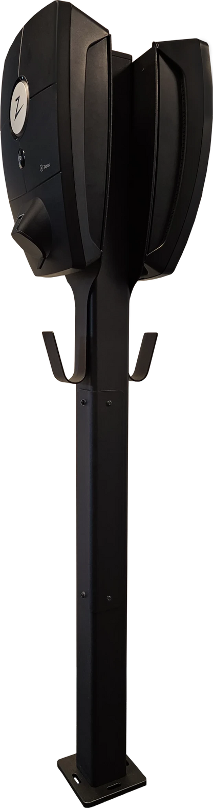 Ladestolpe Zaptec Pro 2-vejs S-Line Base - sort - 25 mm² - nærbillede detaljer | S-Line