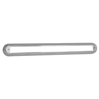 Lampekant 380mm – Krom – produktbillede forfra | LEA