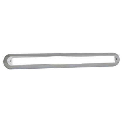 Lampekant 380mm – Krom – produktbillede forfra | LEA