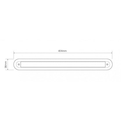 Lamperamme 380mm – Krom – nærbillede detaljer | LEA
