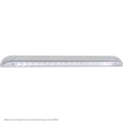 produktbillede fra forsiden viser Lamperamme 380mm - Vinkel - Krom - LEA
