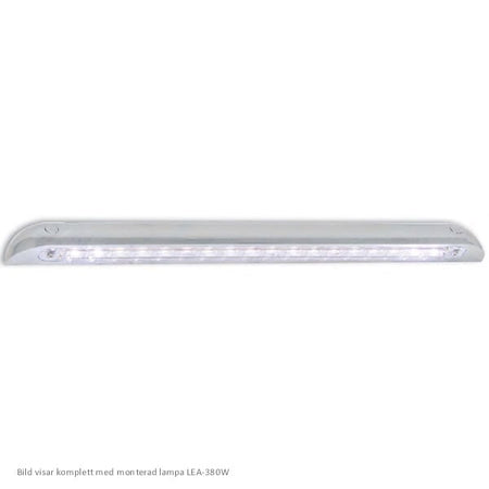 produktbillede fra forsiden viser Lamperamme 380mm - Vinkel - Krom - LEA
