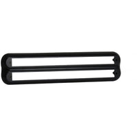 Lamperamme 380mm x 2 - Sort - produktbillede forfra | LEA