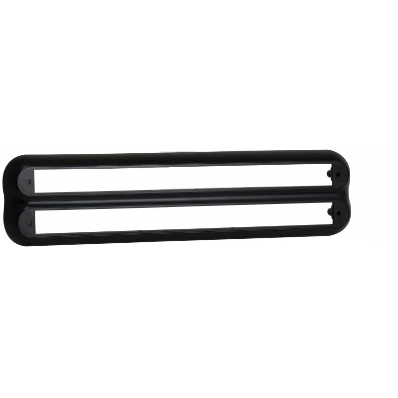 Lamperamme 380mm x 2 - Sort - produktbillede forfra | LEA