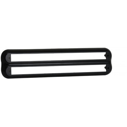 Lamperamme 380mm x 2 - Sort - produktbillede forfra | LEA