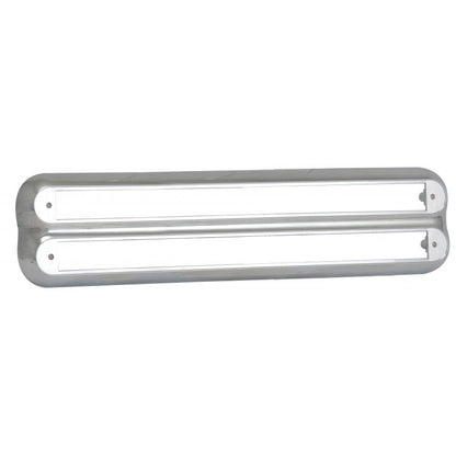 produktbillede forfra, der viser Lamp Sarg 380mm x 2 – Krom – LEA