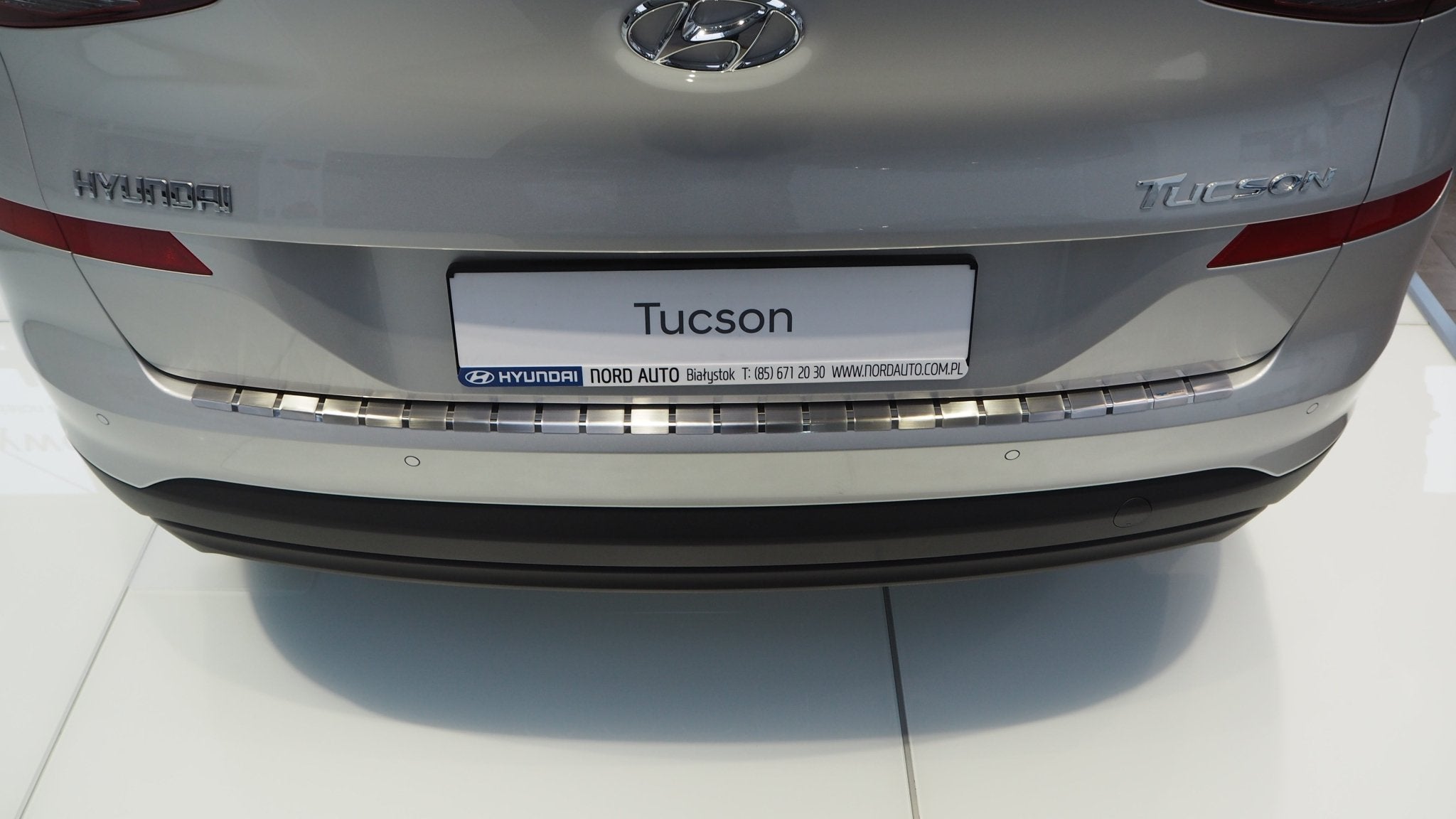 Lastskydd Hyundai Tucson III FL 2018–2020 – rostfritt stål - Carlevel AB - Fordon och delar > Fordonsdelar > Karossdelar > Stötfångare