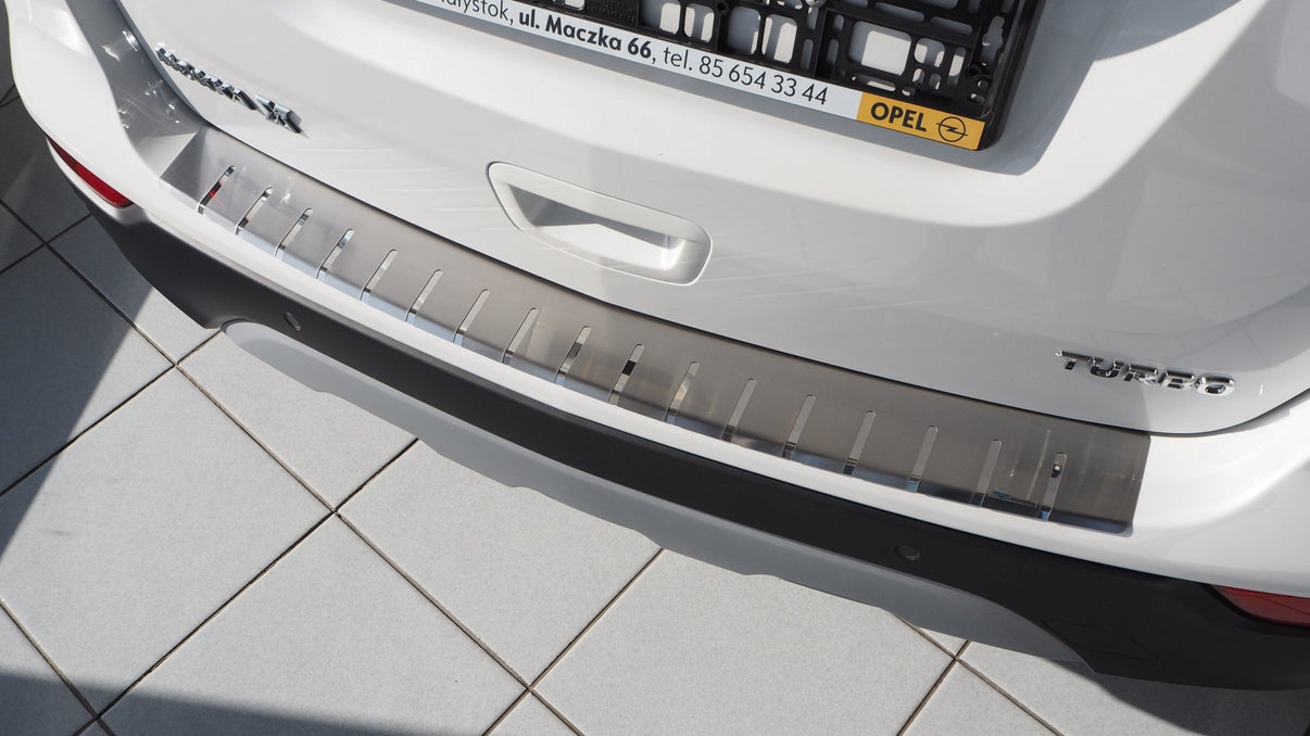 Lastskydd till Opel Mokka X 2016–2019 – Rostfritt stål - Carlevel AB - Fordon och delar > Fordonsdelar > Karossdelar > Stötfångare