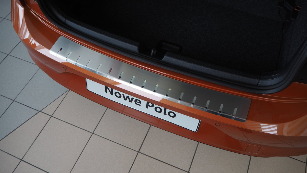 Lastskydd till Volkswagen Polo VI 5D 2017+ – Rostfritt stål - Carlevel AB - Fordon och delar > Fordonsdelar > Karossdelar > Stötfångare