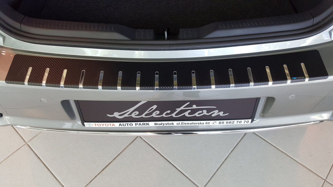 Belastningsbeskyttelse stål/kulfiber Toyota Auris II FL Kombi 2015–2019 - Carlevel - 