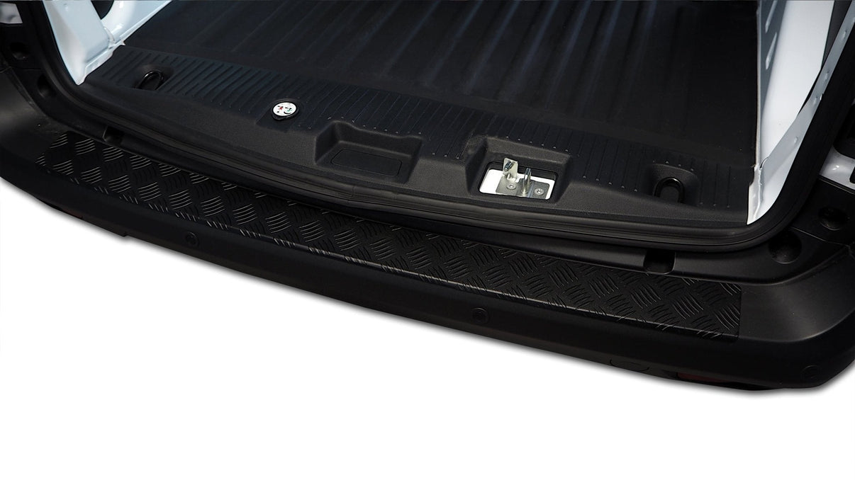 Lastdæksel rillet sort aluminium Transit Courier II / Tourneo 2023+ - Carlevel - 