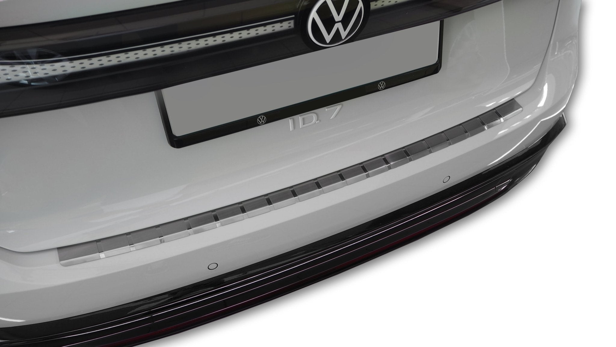 Lastafdækning til VW ID.7 2023-2025 - Rustfrit stål | Alu-Frost - nærbillede detaljer | Alu-Frost