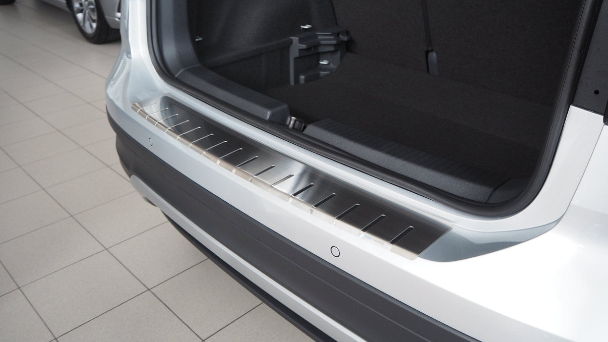 Bagageafdækning VW T-Cross 2019-2023 rustfrit stål Alu-Frost - produktbillede forfra | Alu-Frost
