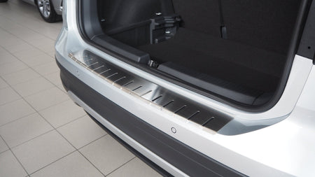 Bagageafdækning VW T-Cross 2019-2023 rustfrit stål Alu-Frost - produktbillede forfra | Alu-Frost