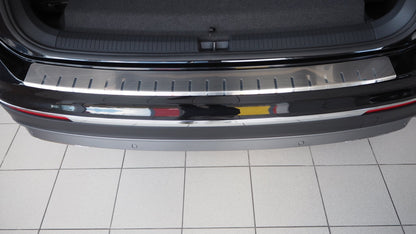 Cargo cover til VW Tiguan II / Allspace 2016-2024 - Rustfrit stål | Alu-Frost - nærbillede detaljer | Alu-Frost