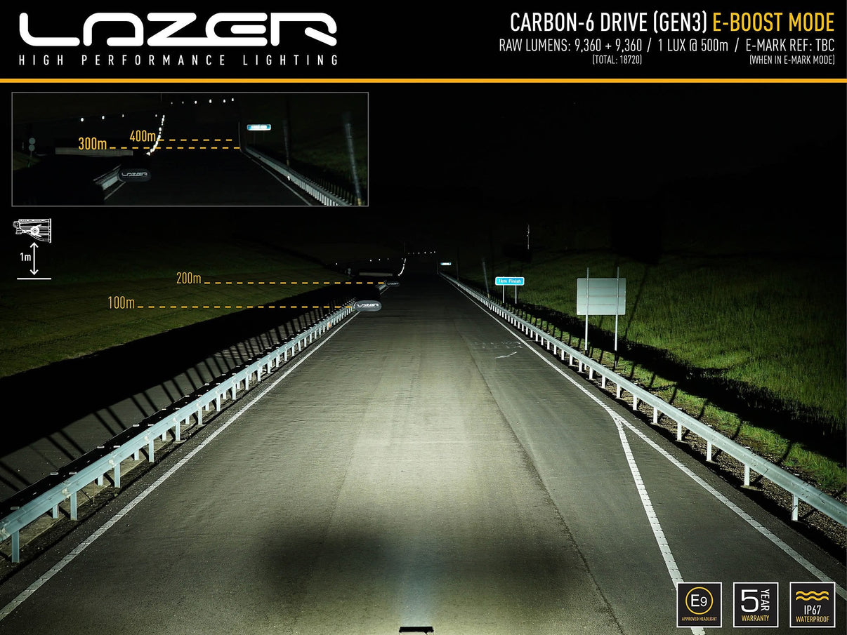 Lazer Carbon – 6 Drive Gen3 – produkt set fra siden | Laser