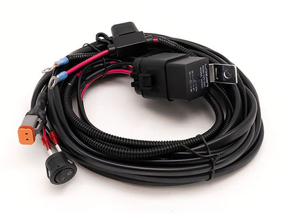 Lazer kabelsæt med kontakt 1 arbejdslys (Utility 12 V) - produktbillede forfra | Laser