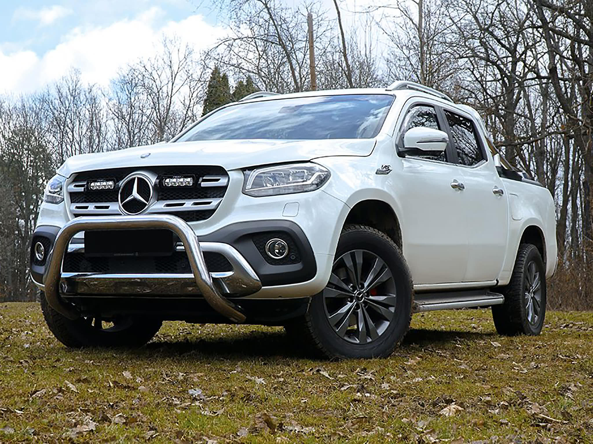 Lazer Led rampesæt Mercedes X – Cl. 2017+ 2x Triple – R 750 Elite – Produktbillede set forfra | Laser