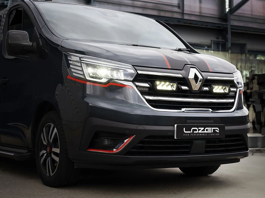Lazer Led Ramp Kit Renault Trafic 2023+ – 2x Triple – R750 Elite – produktbillede forfra | Laser