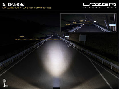 Lazer Led Ramp Kit Renault Trafic 2023+ – 2x Triple – R750 Elite – Tilbehør & Dele | Laser