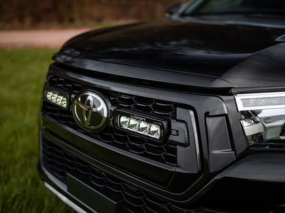 Lazer Led rampesæt Toyota Hilux Inv. X 2018+ 2x ST4 Evo. – produktbillede forfra | Laser