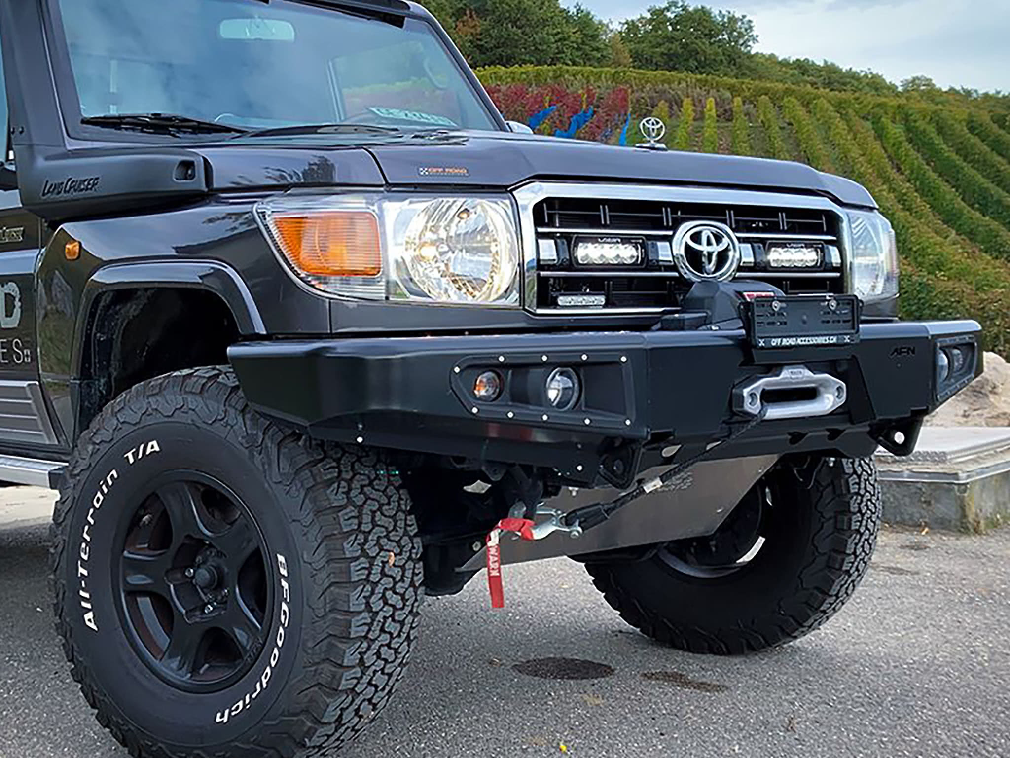 Lazer Led Ramp Kit Toyota Landcruiser 70 2x ST4 Evolution - nærbillede detaljer | Laser