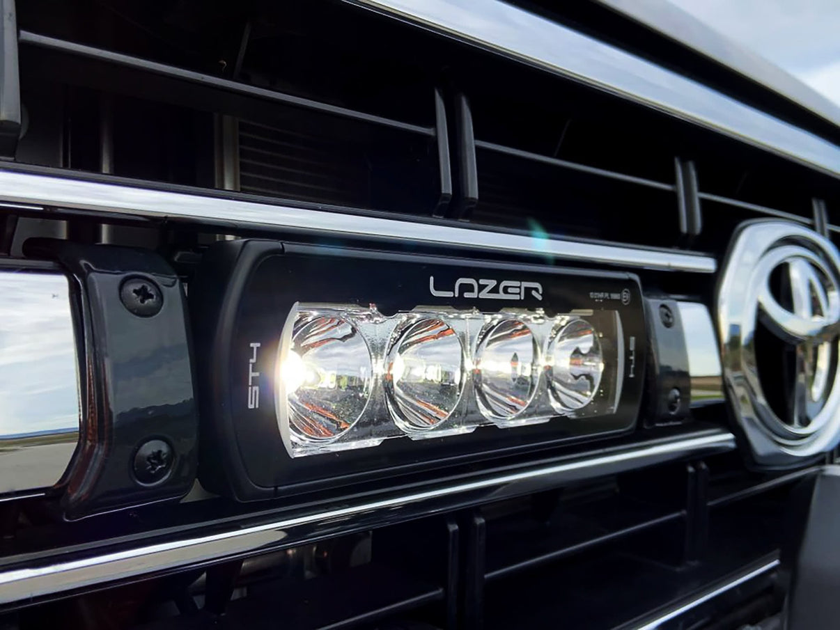 Lazer Led rampesæt Toyota Landcruiser 70 2x ST4 Evolution - produktbillede forfra | Laser