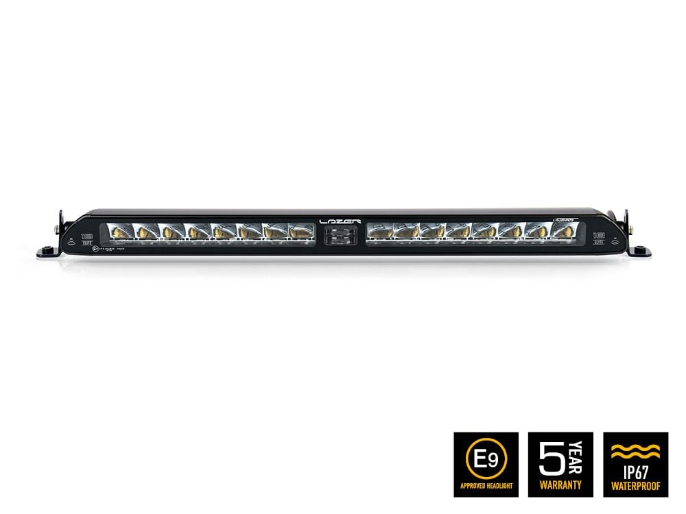Lazer Linear – 18 Elite (nærlysassistent) led – rampe – 532 mm – dimensionsspecifikation | Laser