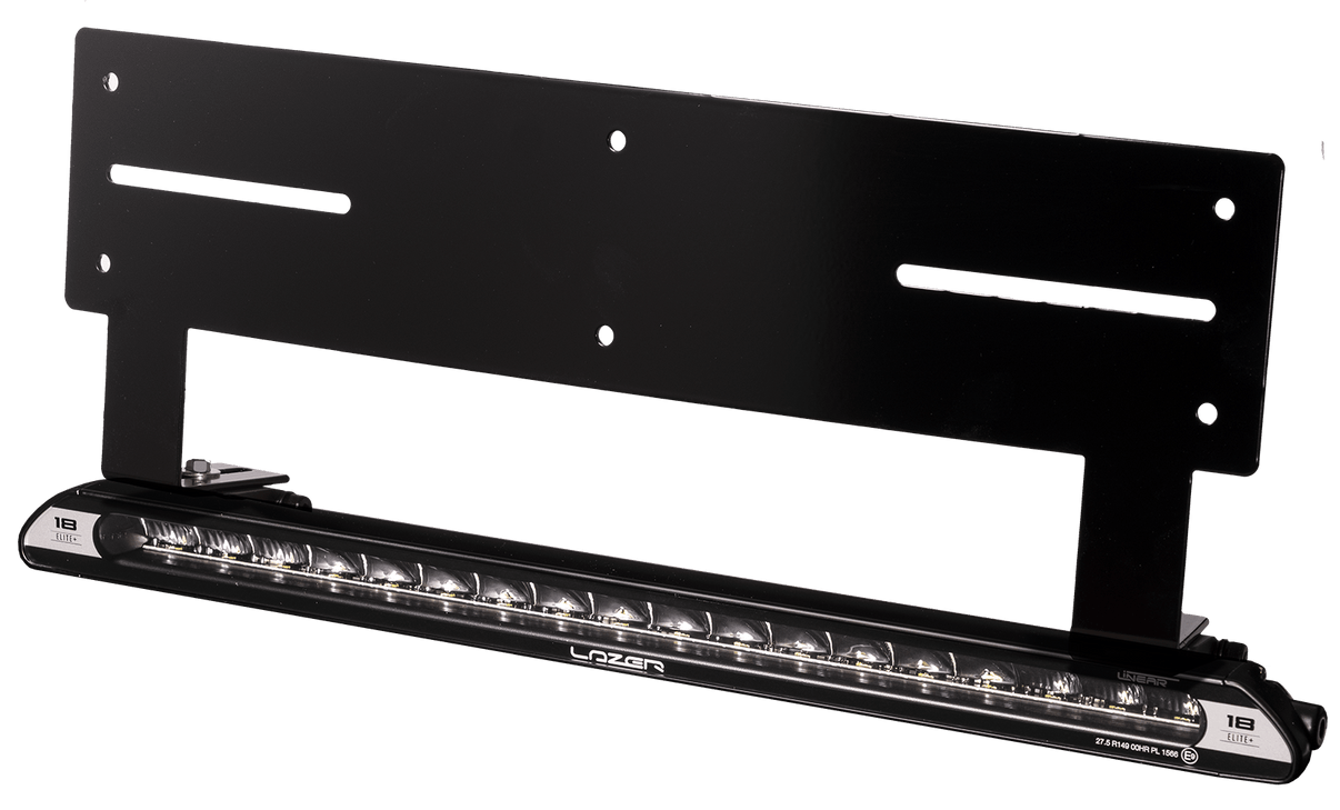 produktbillede forfra viser Lazer Linear 18 Elite + TESLA Model 3 & Y Pakke – Lazer