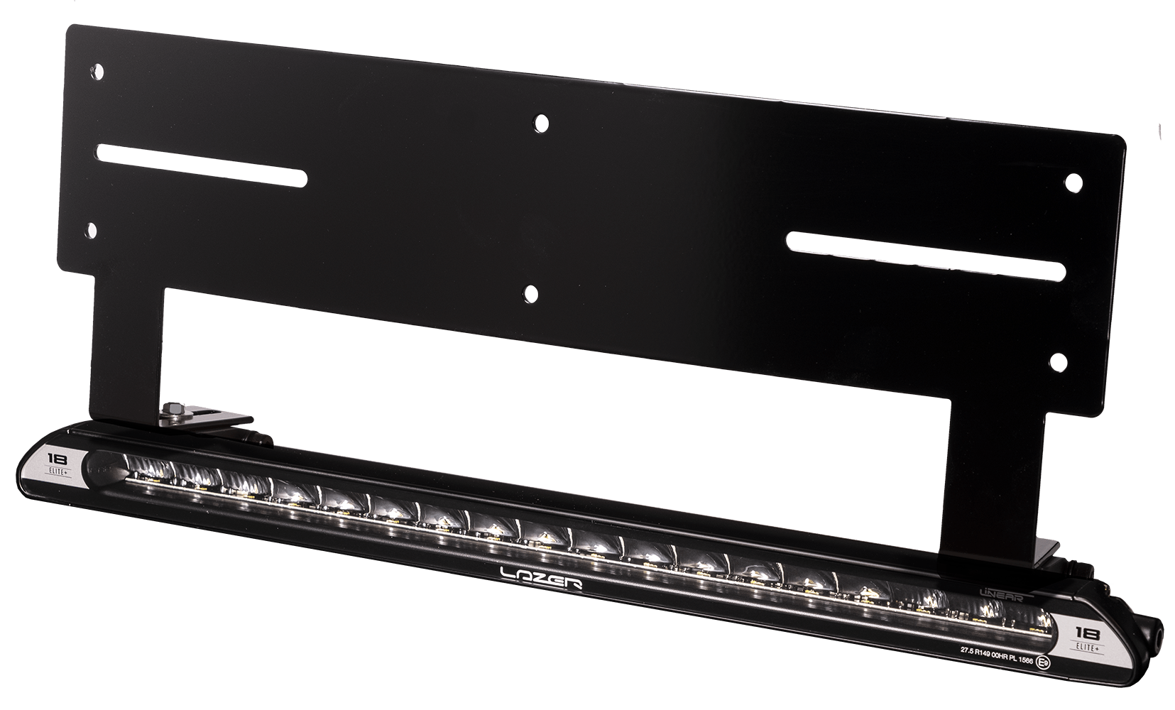 produktbillede forfra viser Lazer Linear 18 Elite + TESLA Model 3 & Y Pakke – Lazer