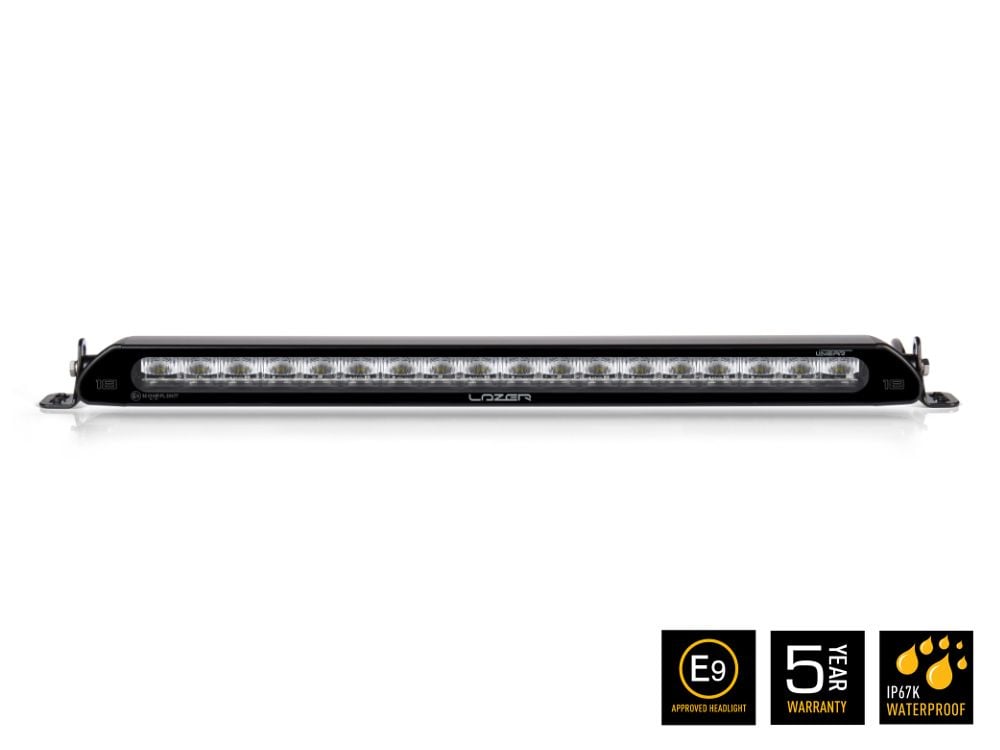 Lazer Linear – 18 led – rampe – 532mm – emballage og indhold | Laser