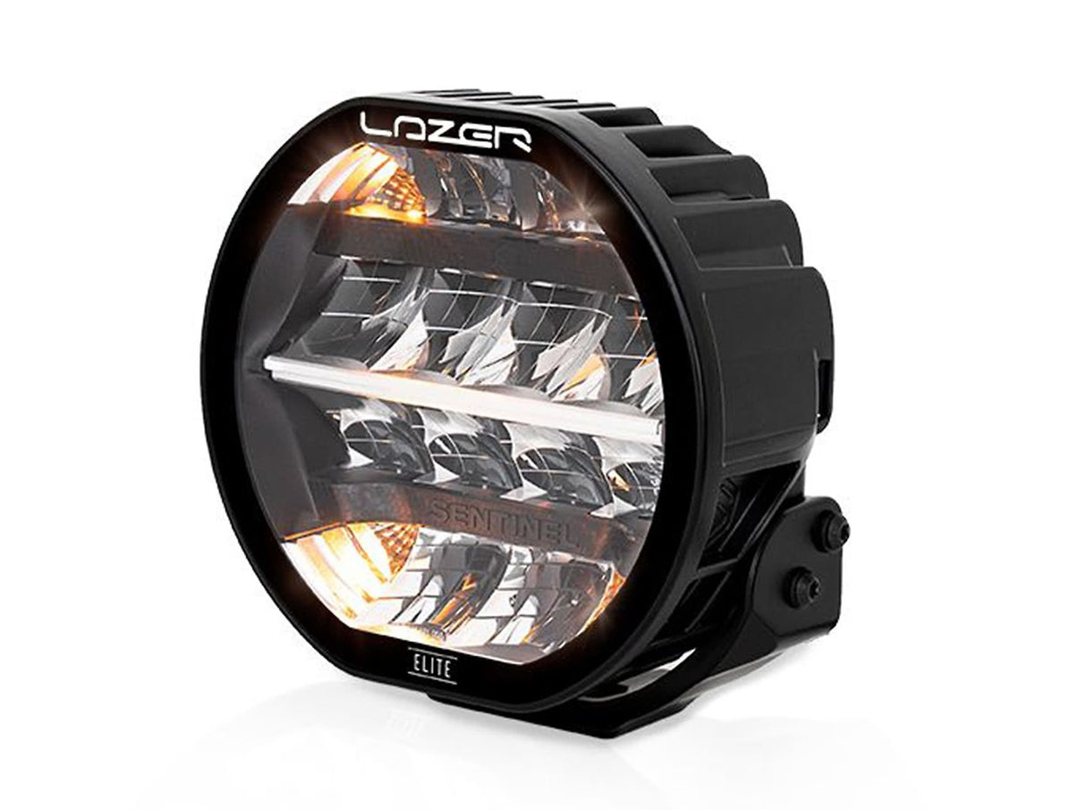 Lazer Sentinel Elite LED hjælpelys 7" Sort Positionslys - nærbillede detaljer | Laser