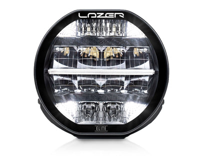Lazer Sentinel Elite LED ekstra lys 7" sort positionslys - produkt set fra siden | Lazer