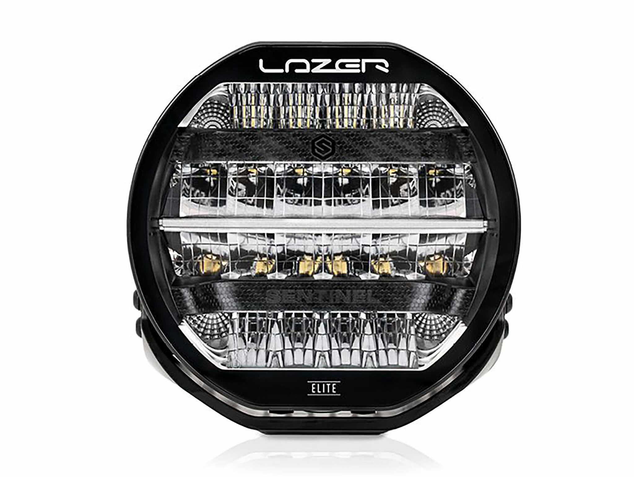Lazer Sentinel Elite LED ekstra lys 9" sort positionslys - produkt set fra siden | Lazer