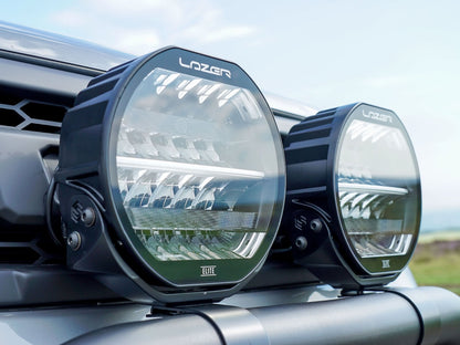 Lazer Sentinel Elite LED ekstra lys 9" sort positionslys - produktbillede forfra | Lazer
