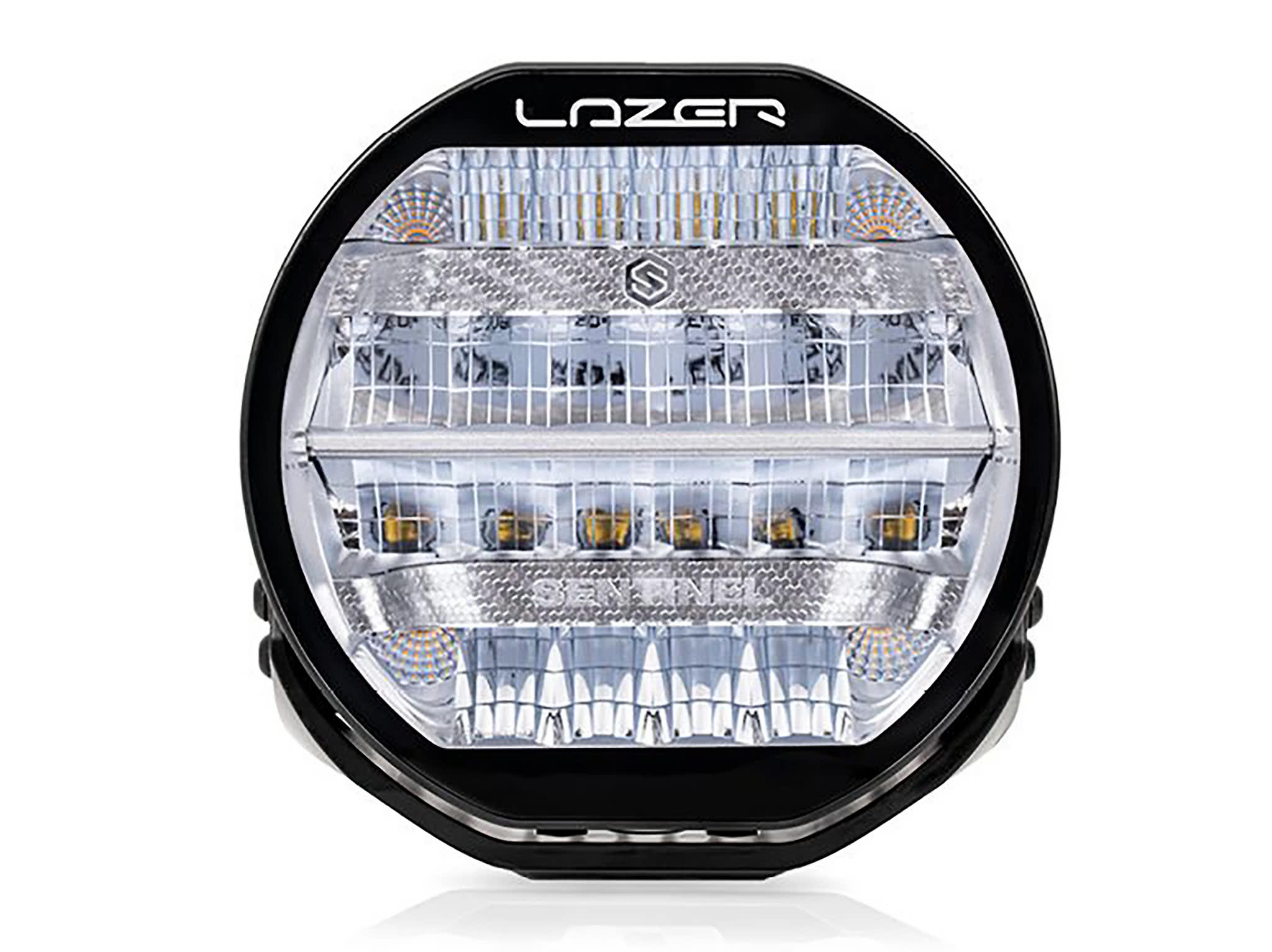 Lazer Sentinel Std LED-hjælpelys 9" Krom - produktbillede forfra | Lazer